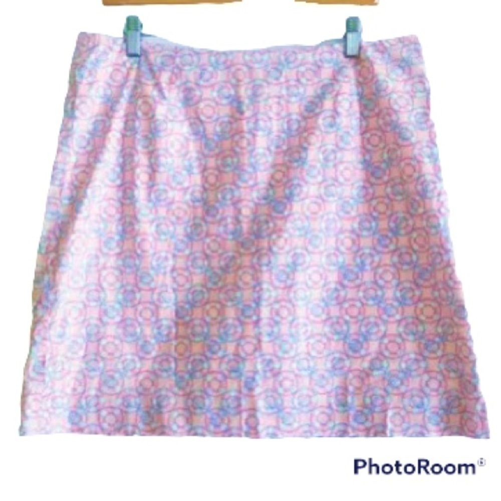 𝅺VINEYARD Vines Life Preserver Print Skirt Size 10